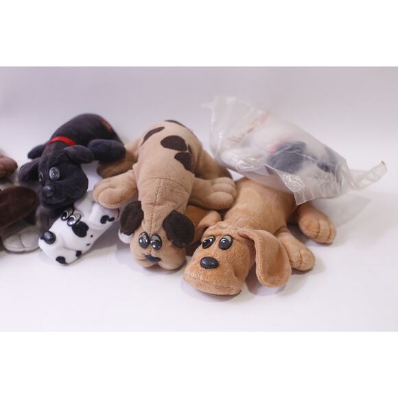 Pound Puppies, Small Plush, Lot, Dog, Pet, Lying Down, Vintage, ~ 251008-WH 1363 - Picture 2 of 5